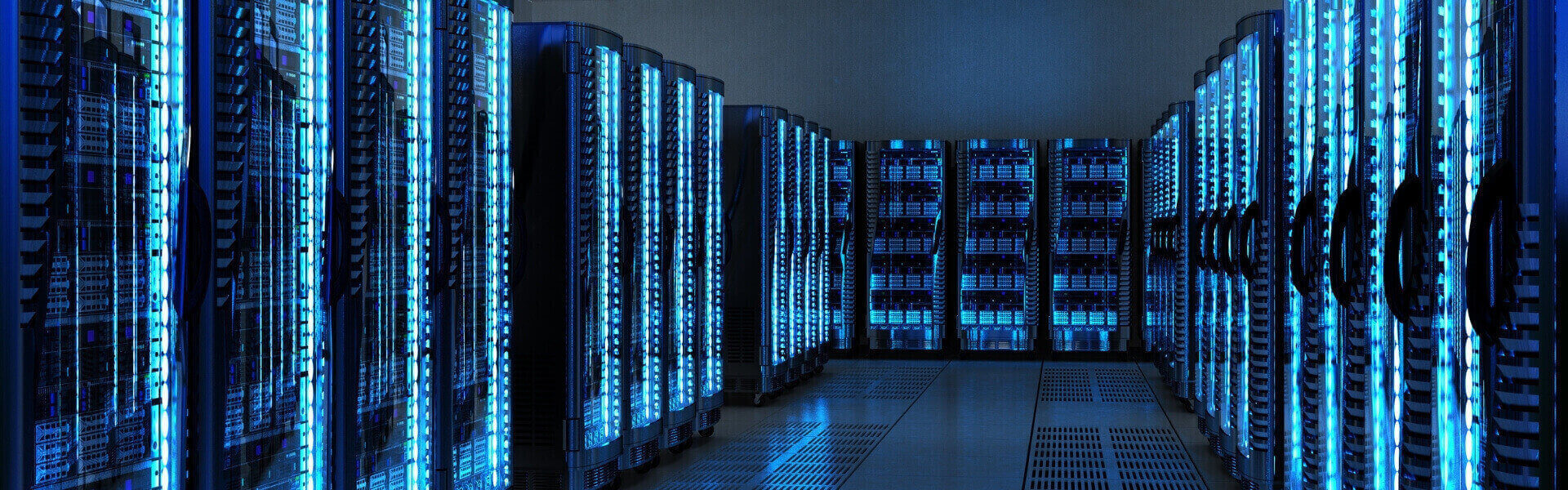 Background image of a data centre