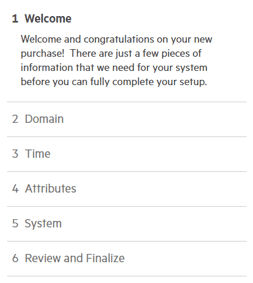 Setup or configuration wizard for Alletra MP.