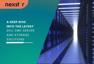 modern infrastructure setup showcases enterprise-grade hardware in a clean, climate-controlled environment, highlighting the latest in dell emc server storage solutions.