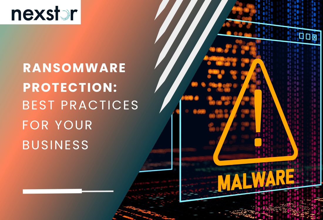 Digital warning sign displaying a malware alert, symbolising the threat of ransomware attacks to businesses and highlighting the importance of cybersecurity best practices and data protection strategies.