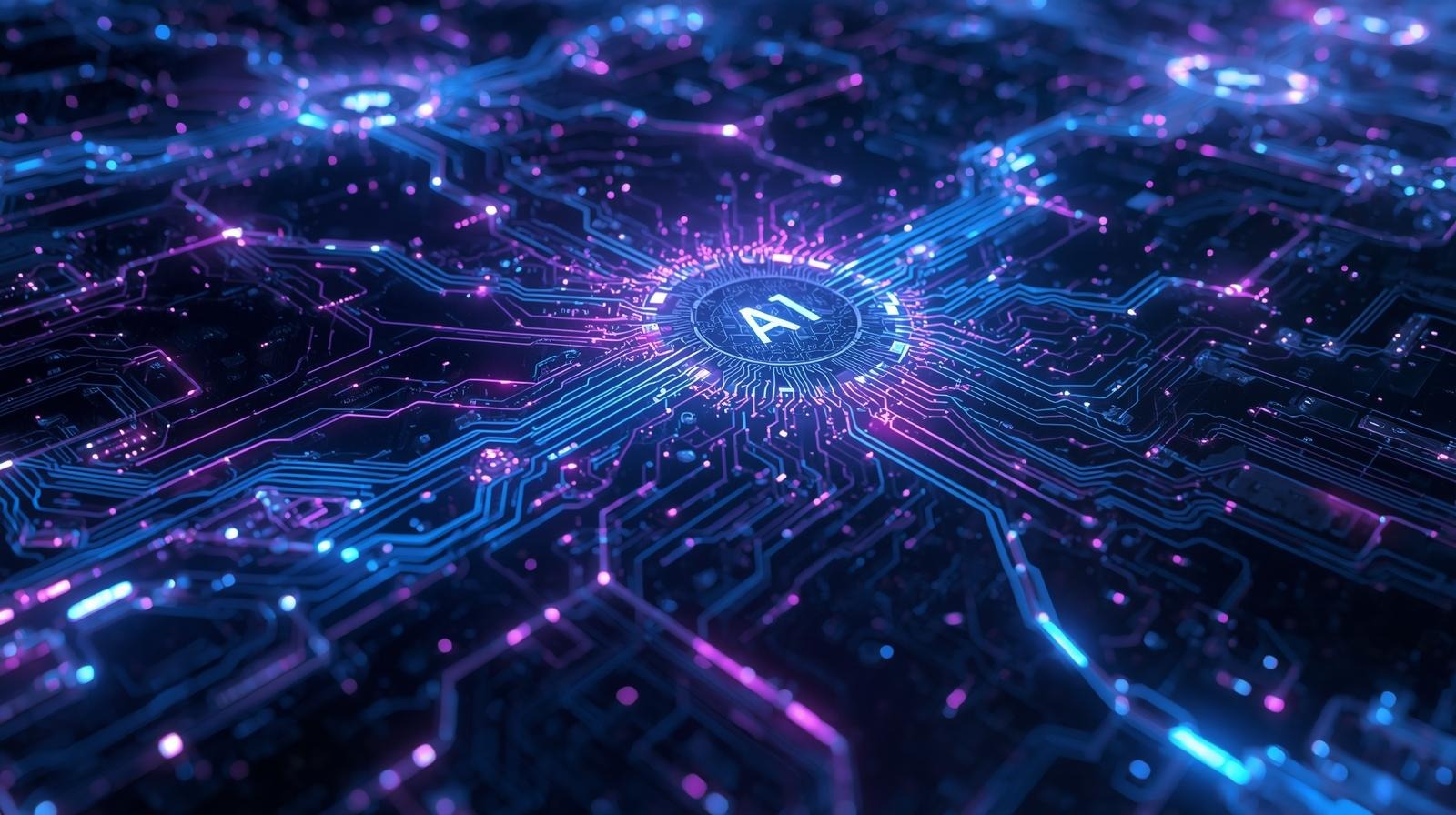 Abstract image to represent AI-Driven Flash Storage